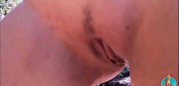 Watch Naked in the woods for pussy worshipers   complete in red Sex Video