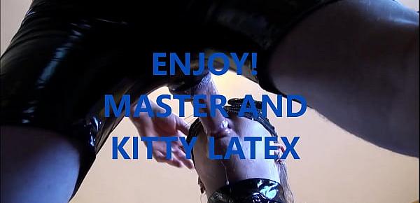 Watch Black on black latex pissing and cum shot Sex Video
